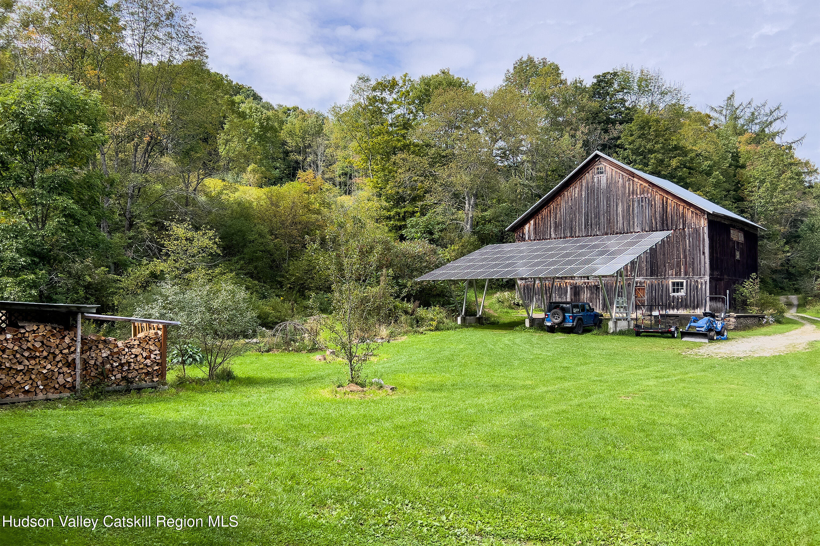 1685 Dry Brook Road Walton, NY 13856 - Photo 44 of 75 039 View to Restored Barn -- 1685 Dry Br