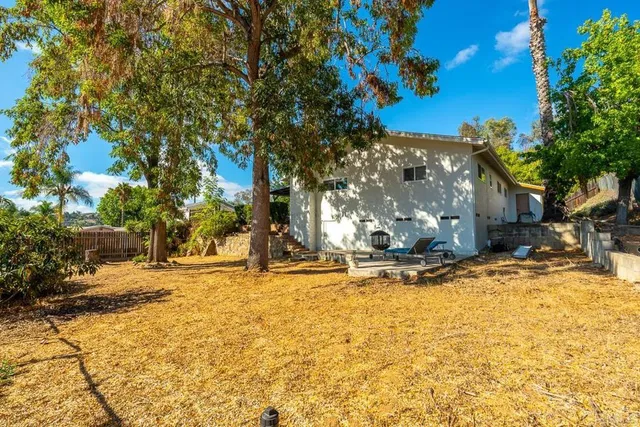 a view of yard covered with snow