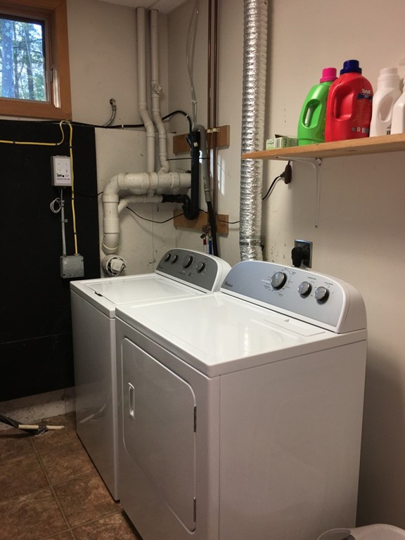 52 Ayers Road Monson, MA 01057 - Photo 20 of 25 a utility room with dryer and washer