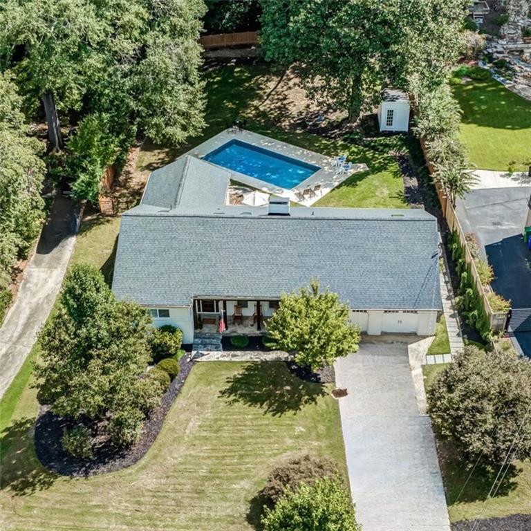 431 Landover Drive Decatur, GA 30030 - Photo 1 of 1 a house with trees in front of it