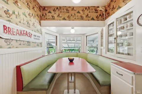 a very nice looking room with a large window