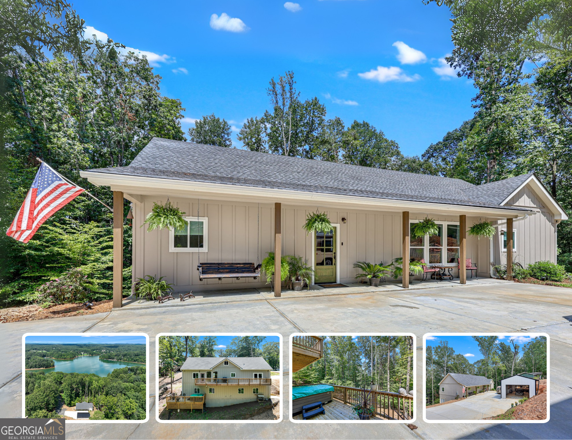 3114 Lake Ranch Drive Gainesville, GA 30506 - Photo 2 of 58 a view of house with outdoor space and tall windows