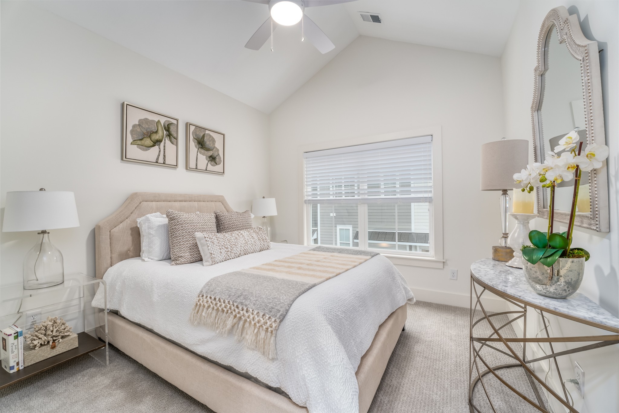 213 Ribbon Lane Franklin, TN 37064 - Photo 20 of 33 a bedroom with a bed and a large window