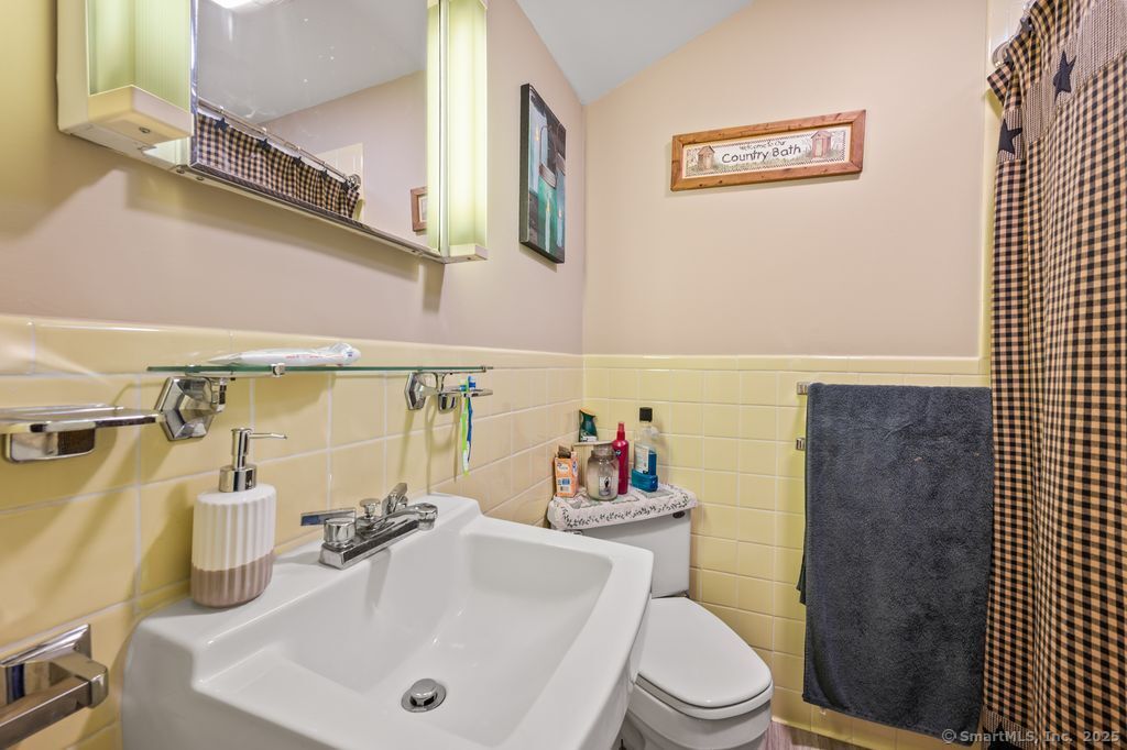 255 Dibble Hill Road Cornwall, CT 06796 - Photo 33 of 40 a bathroom with a sink a toilet and a mirror