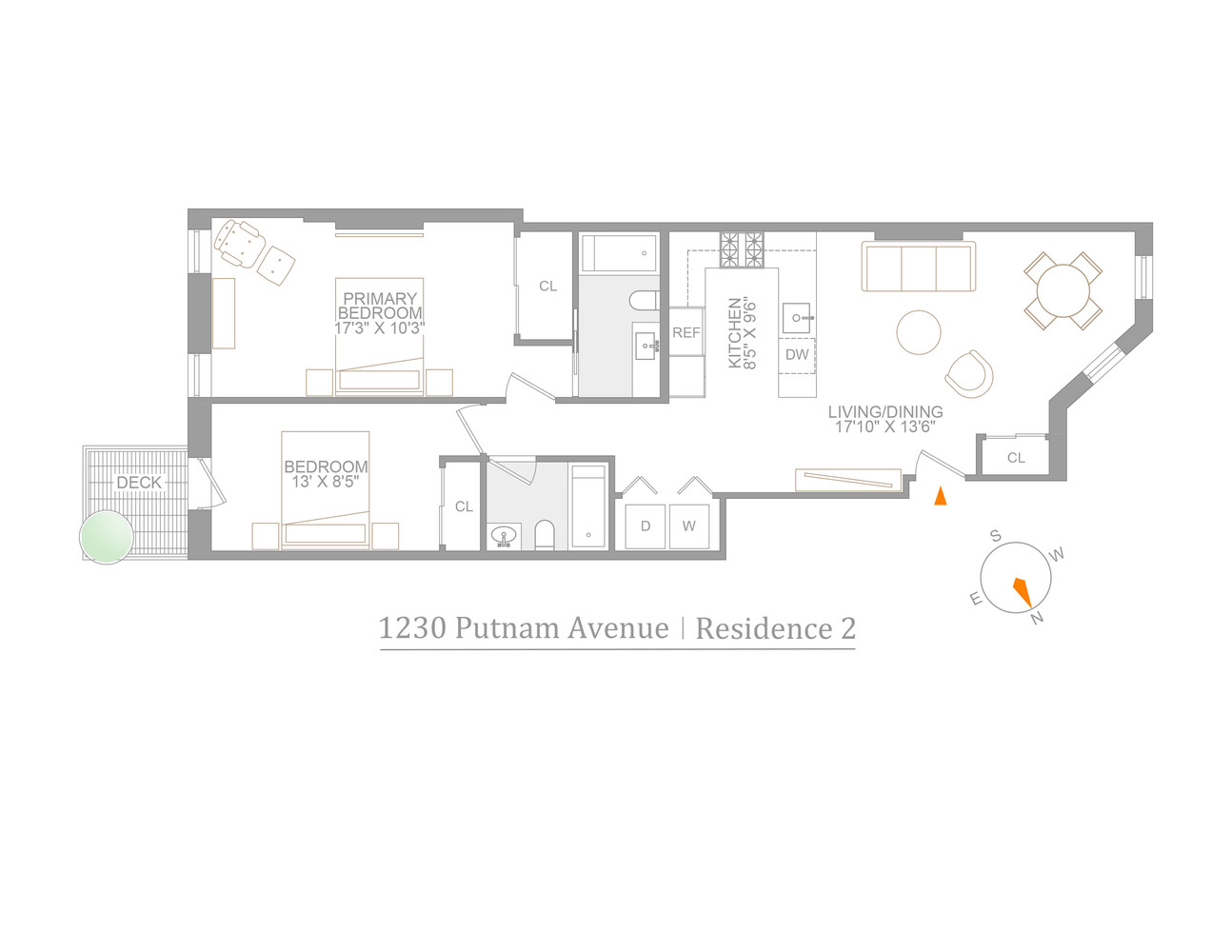 1230 Putnam Avenue, Unit 2 Brooklyn, NY 11221 - Photo 13 of 13 a picture of a book and a white wall