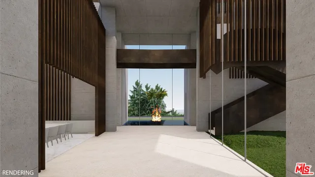 a view of balcony with furniture