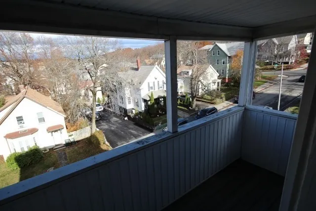 a view of sky from window
