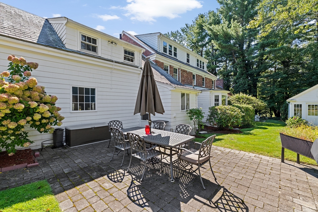 443 Chestnut Street Newton, MA 02468 - Photo 7 of 28 a view of a house with backyard and sitting area