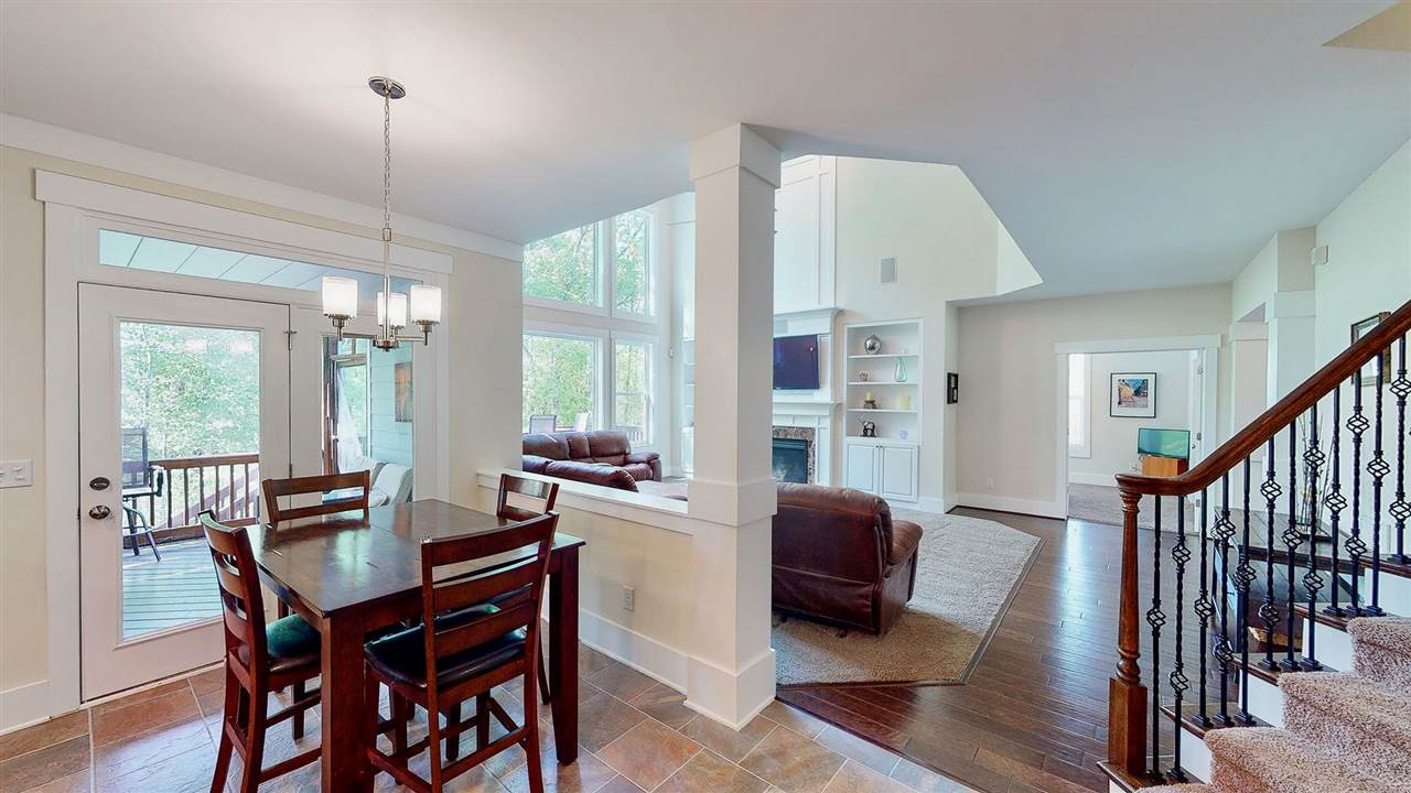 1309 Kintail Drive Raleigh, NC 27613 - Photo 11 of 30 The perfect plan for entertaining with an amazing flow for guests between the family room, breakfast area, screened porch and kitchen and don't forget your beautiful staircase. Breakfast