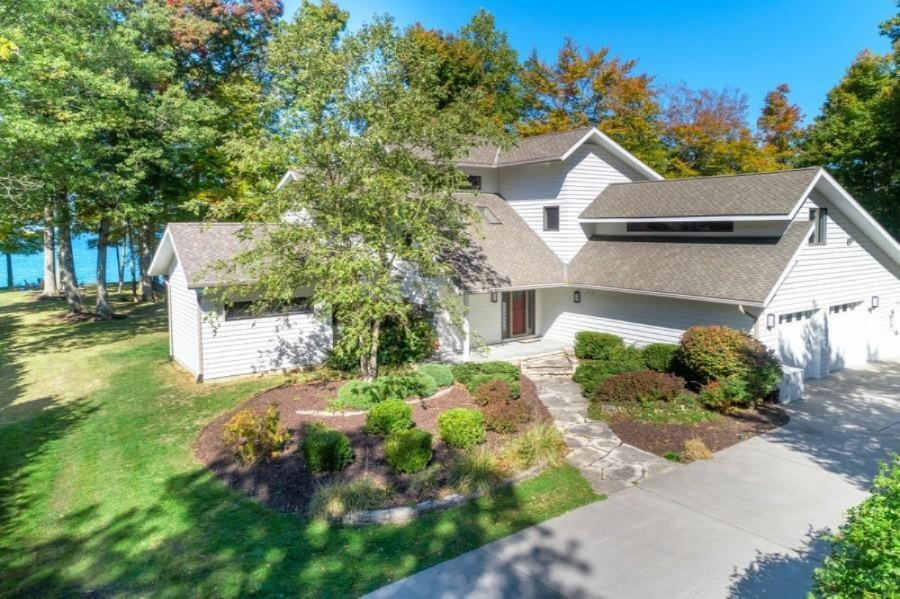 14874 Lakeshore Road Lakeside, MI 49116 - Photo 2 of 71 Aerial Front View