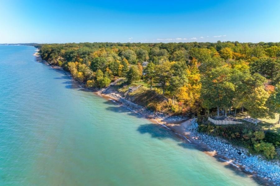 14874 Lakeshore Road Lakeside, MI 49116 - Photo 6 of 71 Aerial Lake Michigan