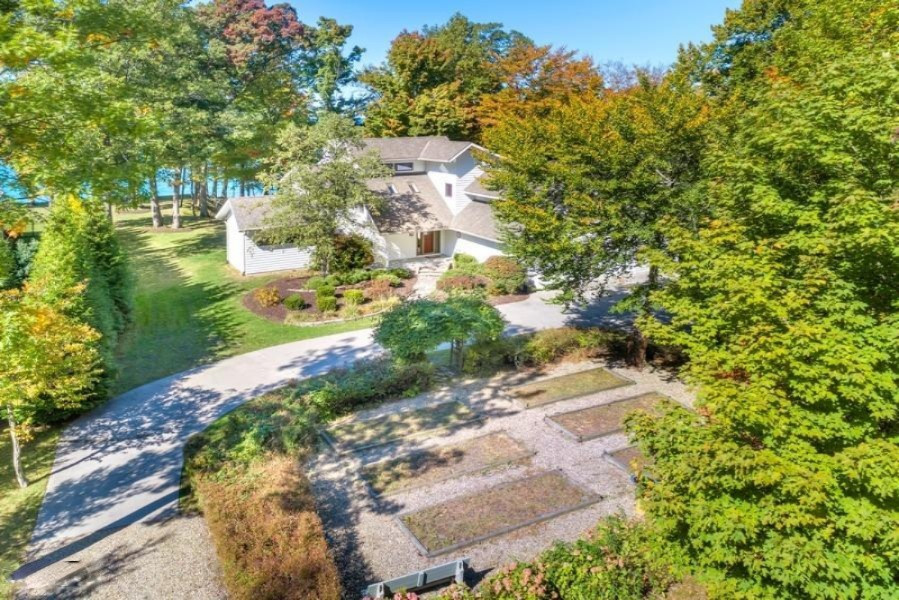 14874 Lakeshore Road Lakeside, MI 49116 - Photo 68 of 71 Aerial View Estate