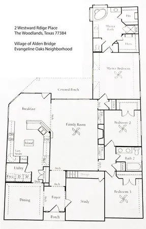$574,900 | 2 Westward Ridge Place, The Woodlands, TX 77384