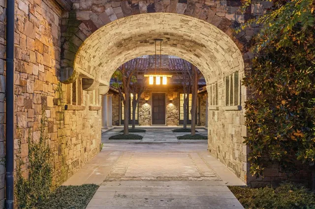 a view of an entryway door