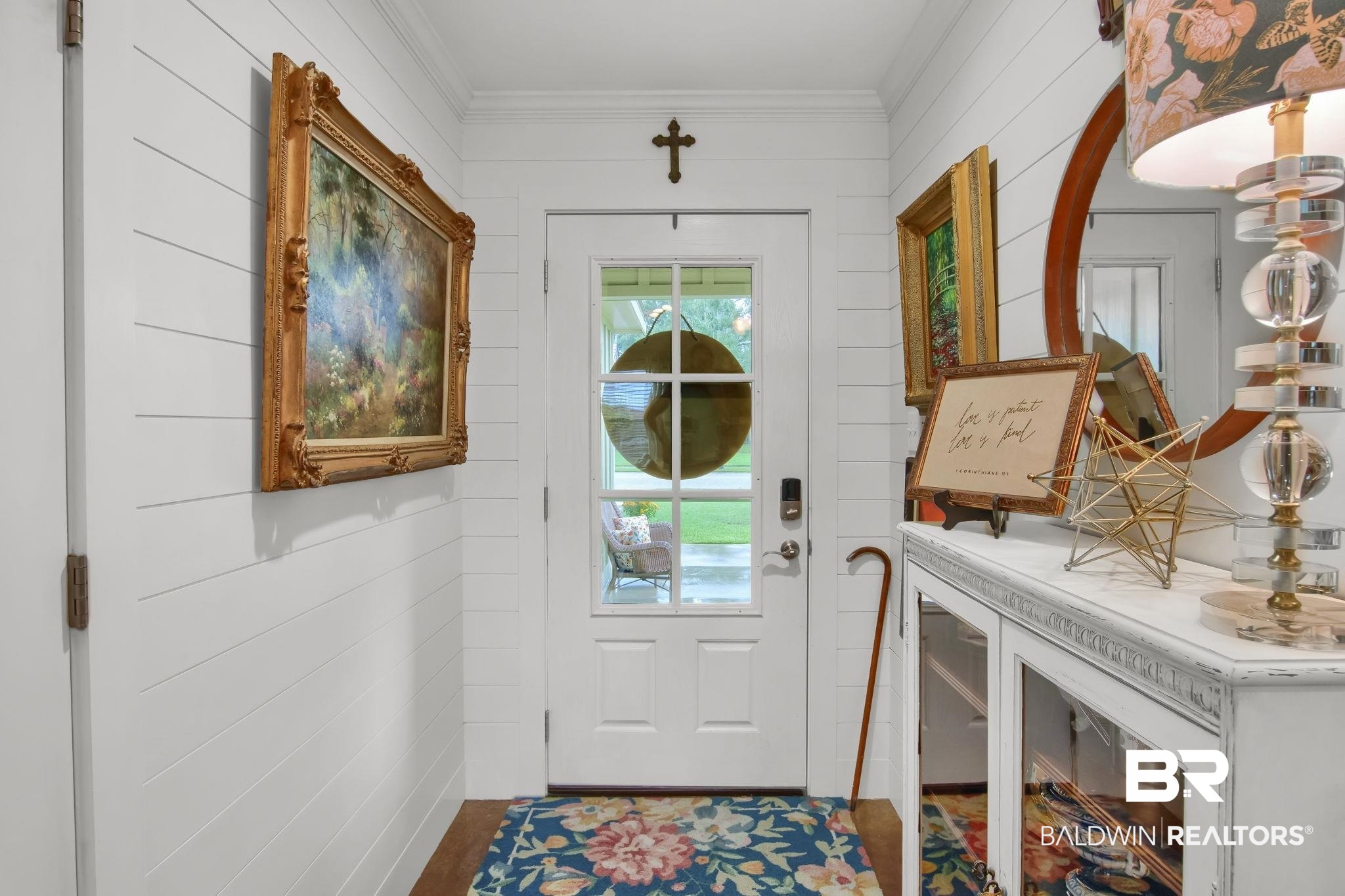 203 Lakefront Circle Summerdale, AL 36580 - Photo 11 of 69 Interior space with ornamental molding and hardwood / wood-style flooring