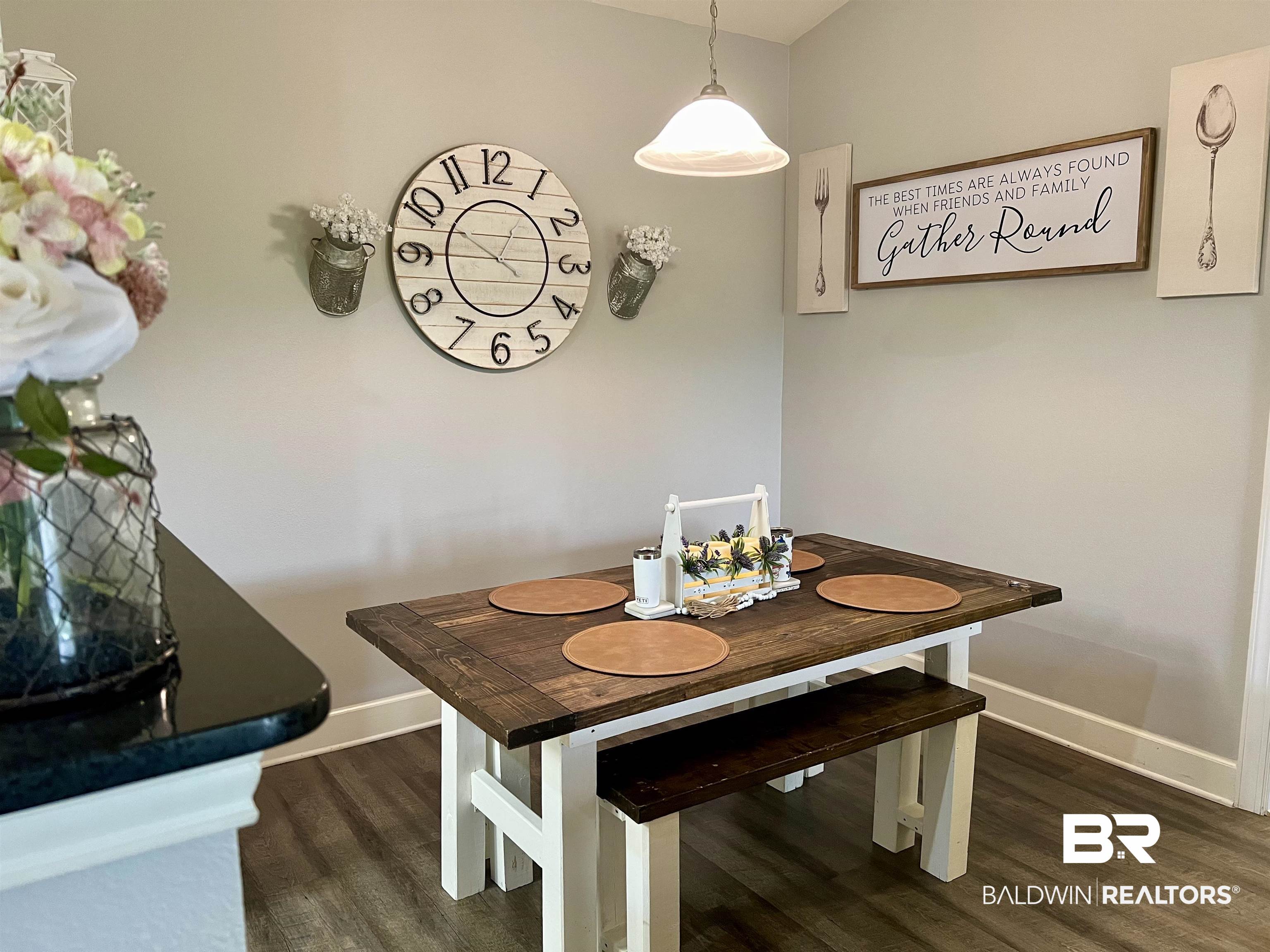 450 Park Avenue, Unit 808 Foley, AL 36535 - Photo 7 of 38 Dining room with dark hardwood / wood-style floors