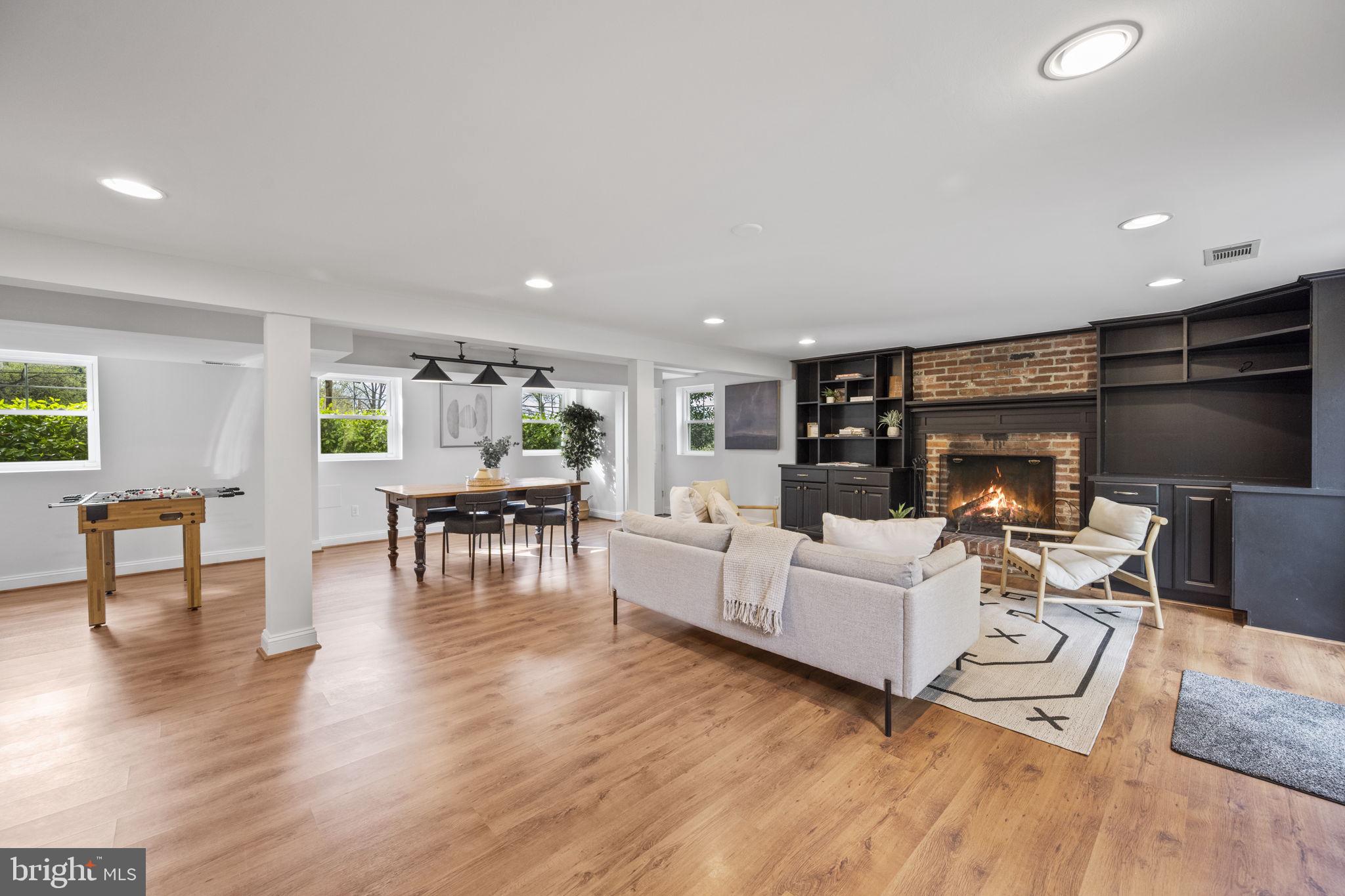 7405 Pyle Road Bethesda, MD 20817 - Photo 54 of 68 lower level rec room