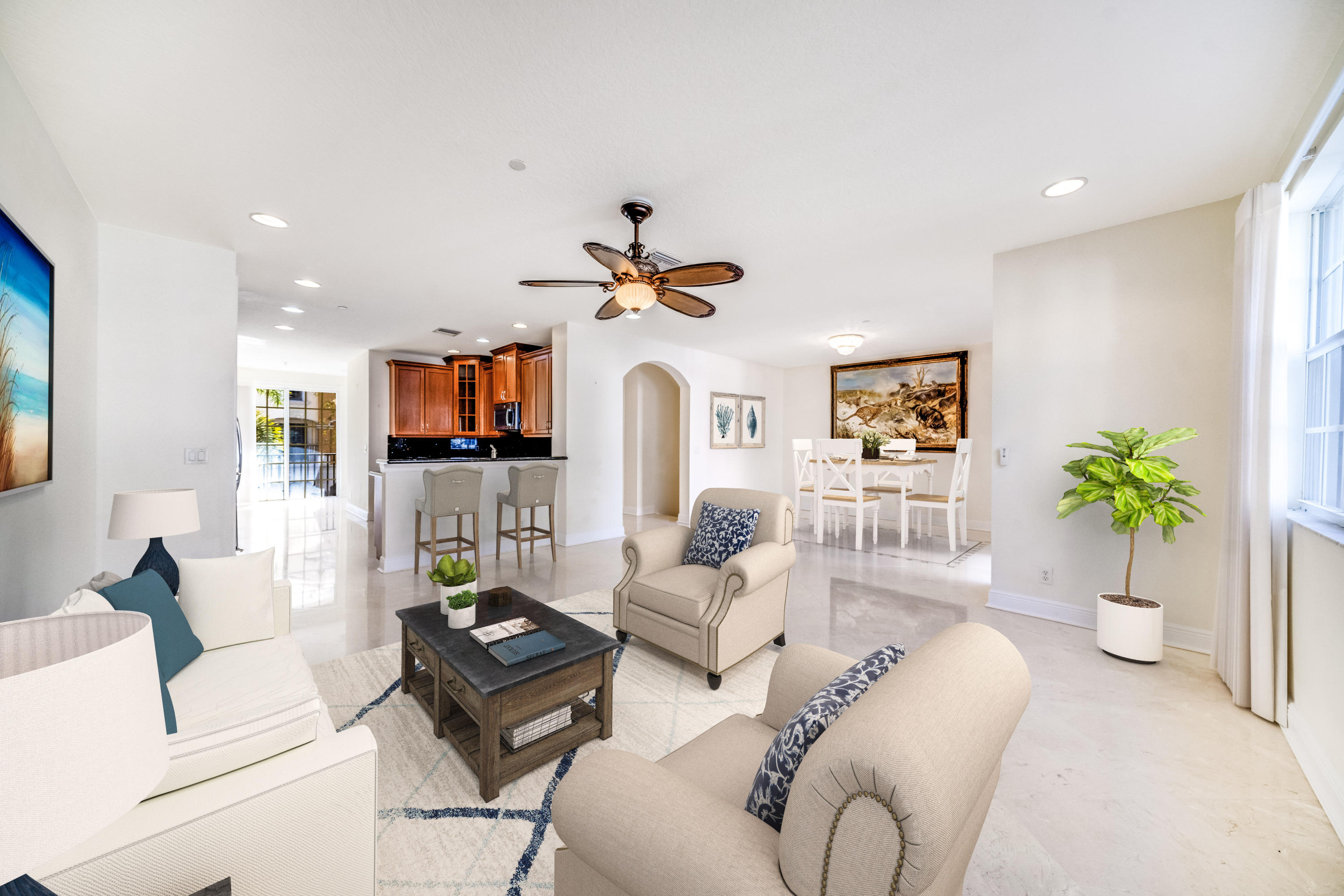 605 Northeast Francesca Lane Boca Raton, FL 33487 - Photo 19 of 53 Living/Dining