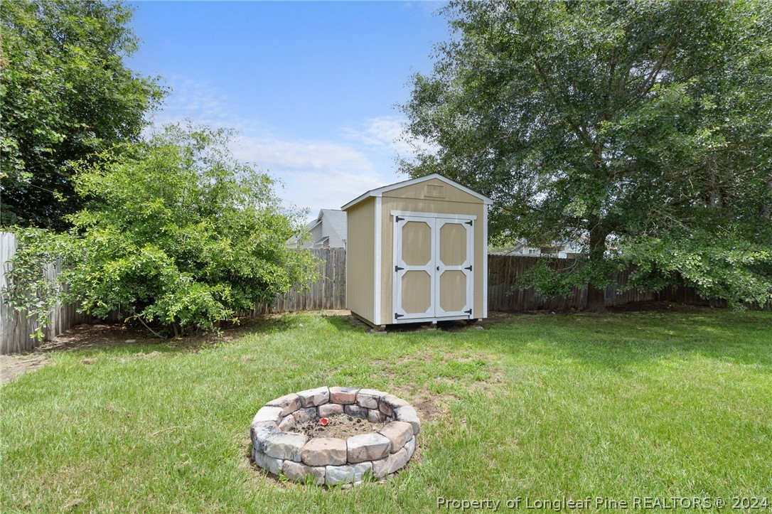 519 Cape Fear Road Raeford, NC 28376 - Photo 36 of 39 a view of a house with a backyard