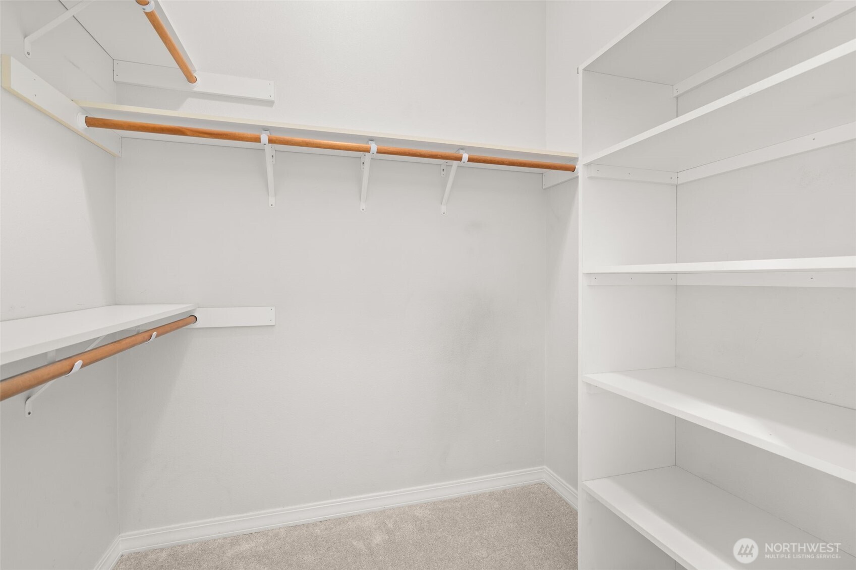 9609 346th Street South Roy, WA 98580 - Photo 17 of 37 a view of an empty walk in closet