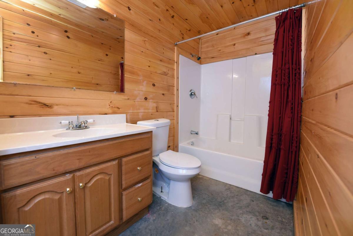3373 Hardscrabble Road Mineral Bluff, GA 30559 - Photo 48 of 50 a bathroom with a sink toilet and shower