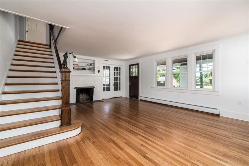 2353 West Ingomar Road Pittsburgh, PA 15237 - Photo 3 of 25 Front Room with glass french doors to the dining area