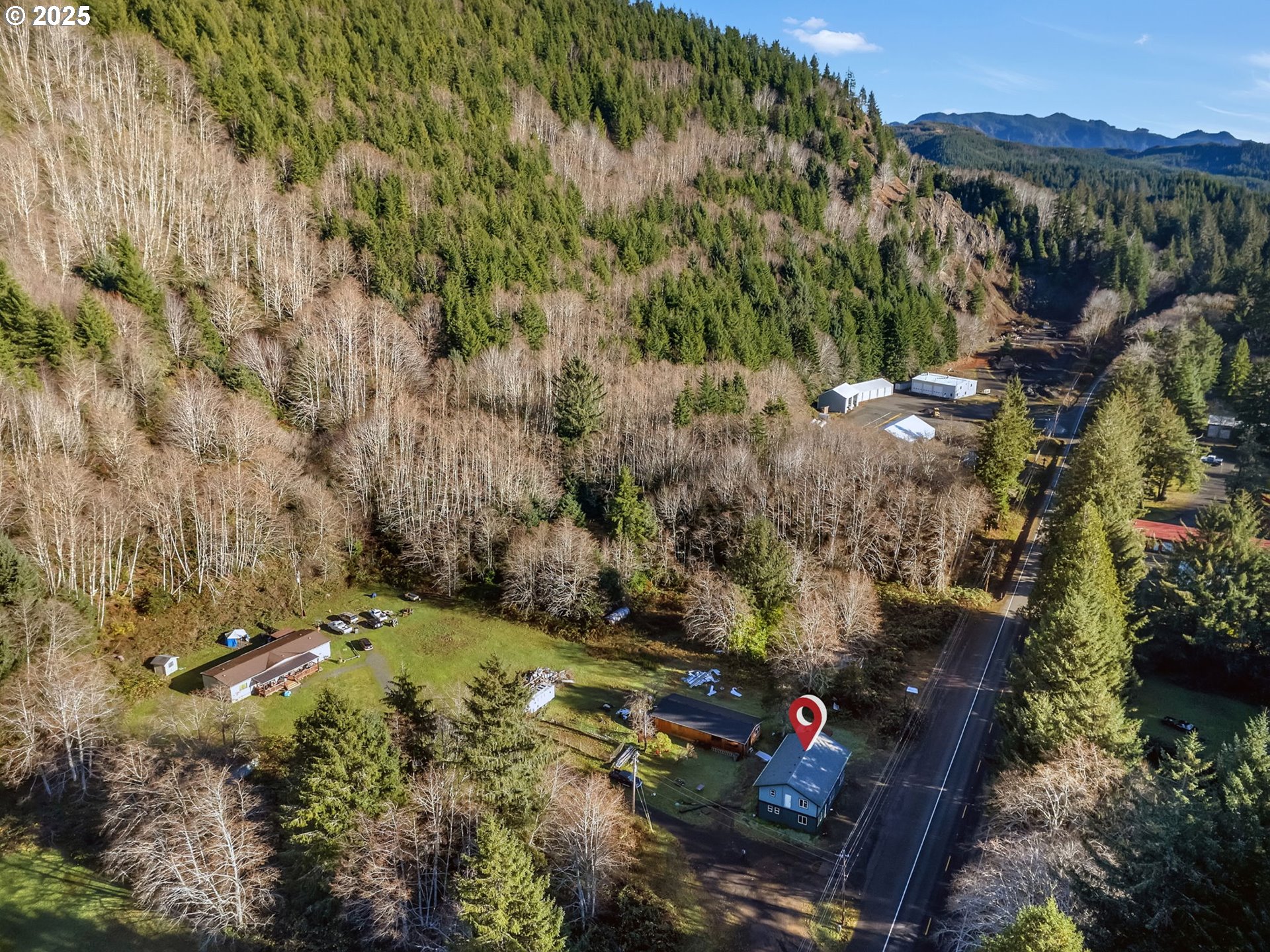 36375 Sunset Highway Seaside, OR 97138 - Photo 19 of 19 an aerial view of residential house with outdoor space