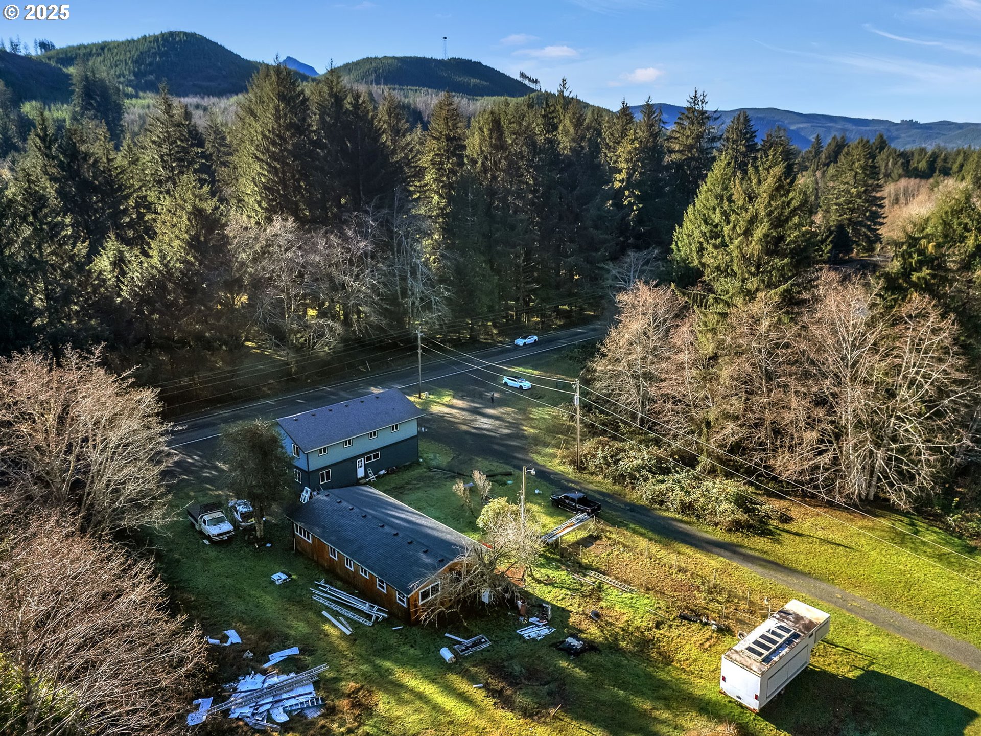 36375 Sunset Highway Seaside, OR 97138 - Photo 10 of 19 an aerial view of residential houses with outdoor space