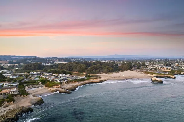 a porch with furniture and a potted plant
