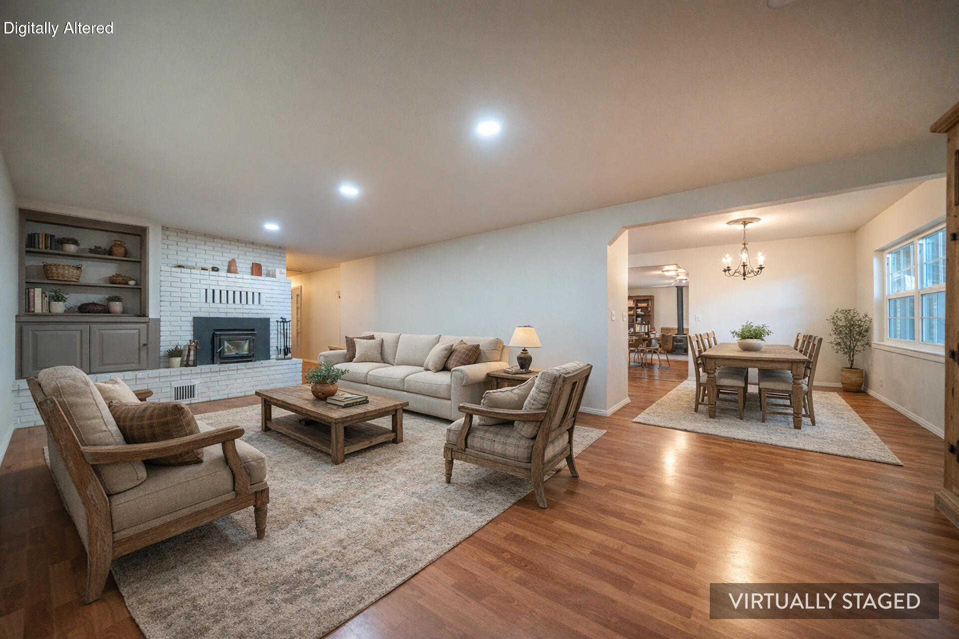 29276 Bullskin Ridge Road Oak Run, CA 96069 - Photo 22 of 113 a living room with furniture and a wooden floor