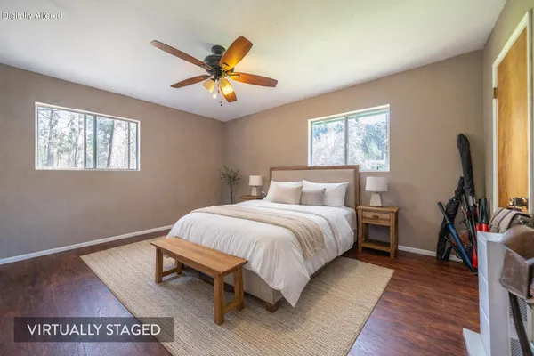 a view of outdoor space with wooden floor and staircase