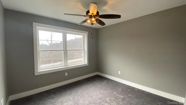 a window in an empty room