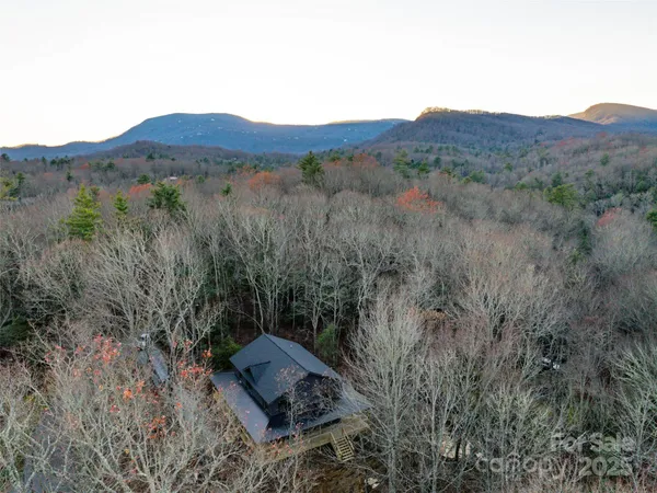 a view of a mountain with a outdoor space