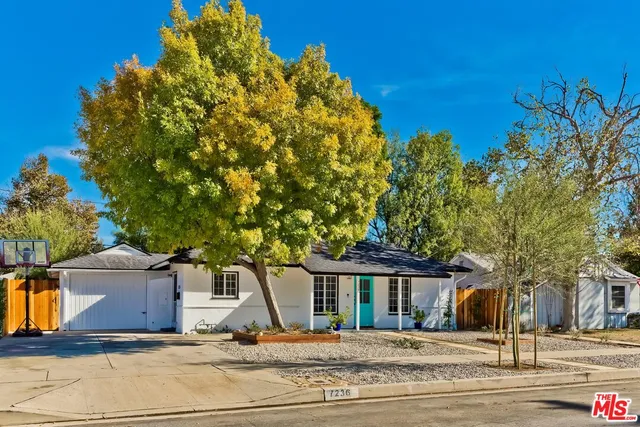 a view of a house with a outdoor space