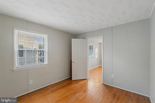 wooden floor in a room