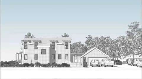 a view of house with a yard