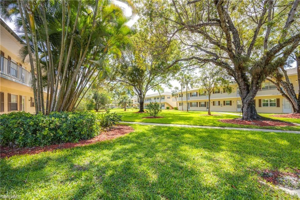 3325 Airport Road North, Unit F3 Naples, FL 34105 - Photo 15 of 15 a view of a house with a big yard and large trees