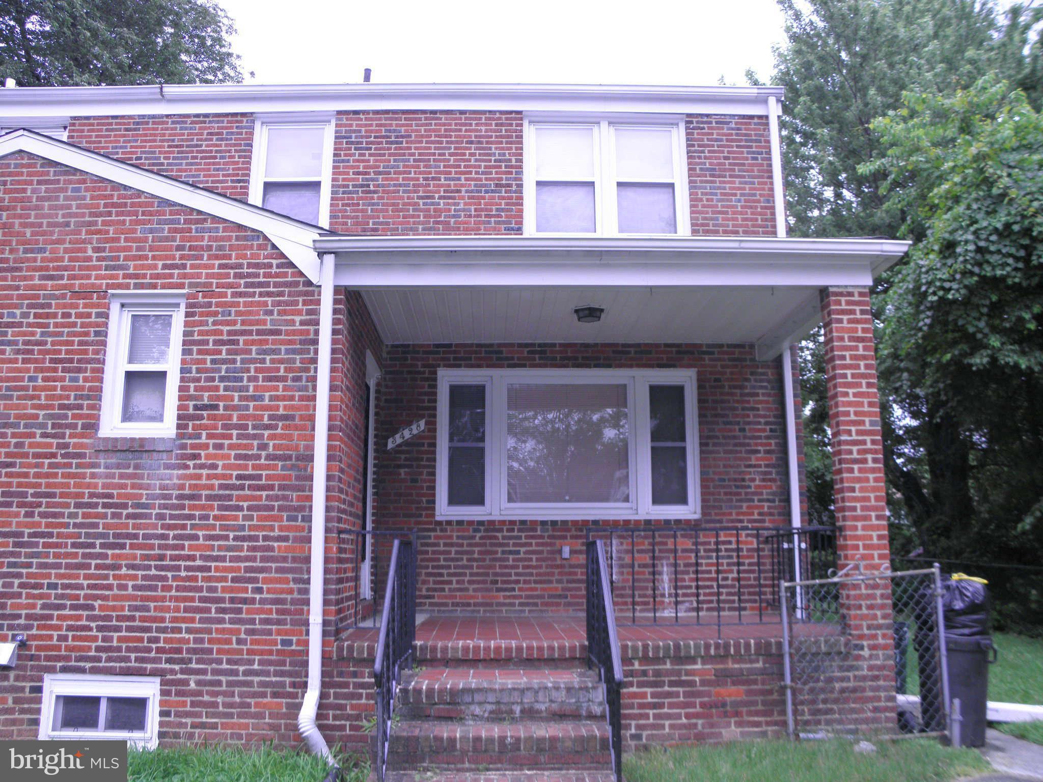 3428 Ludgate Road Baltimore, MD 21215 - Photo 1 of 7 Exterior Front