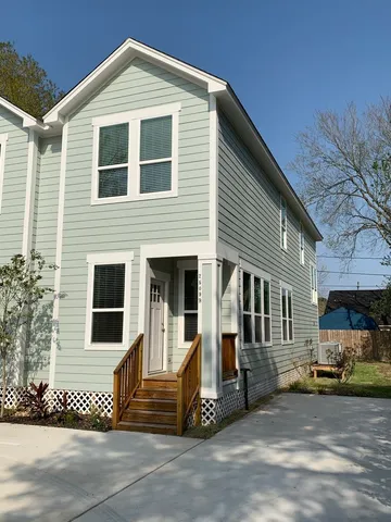 a view of a house with a patio