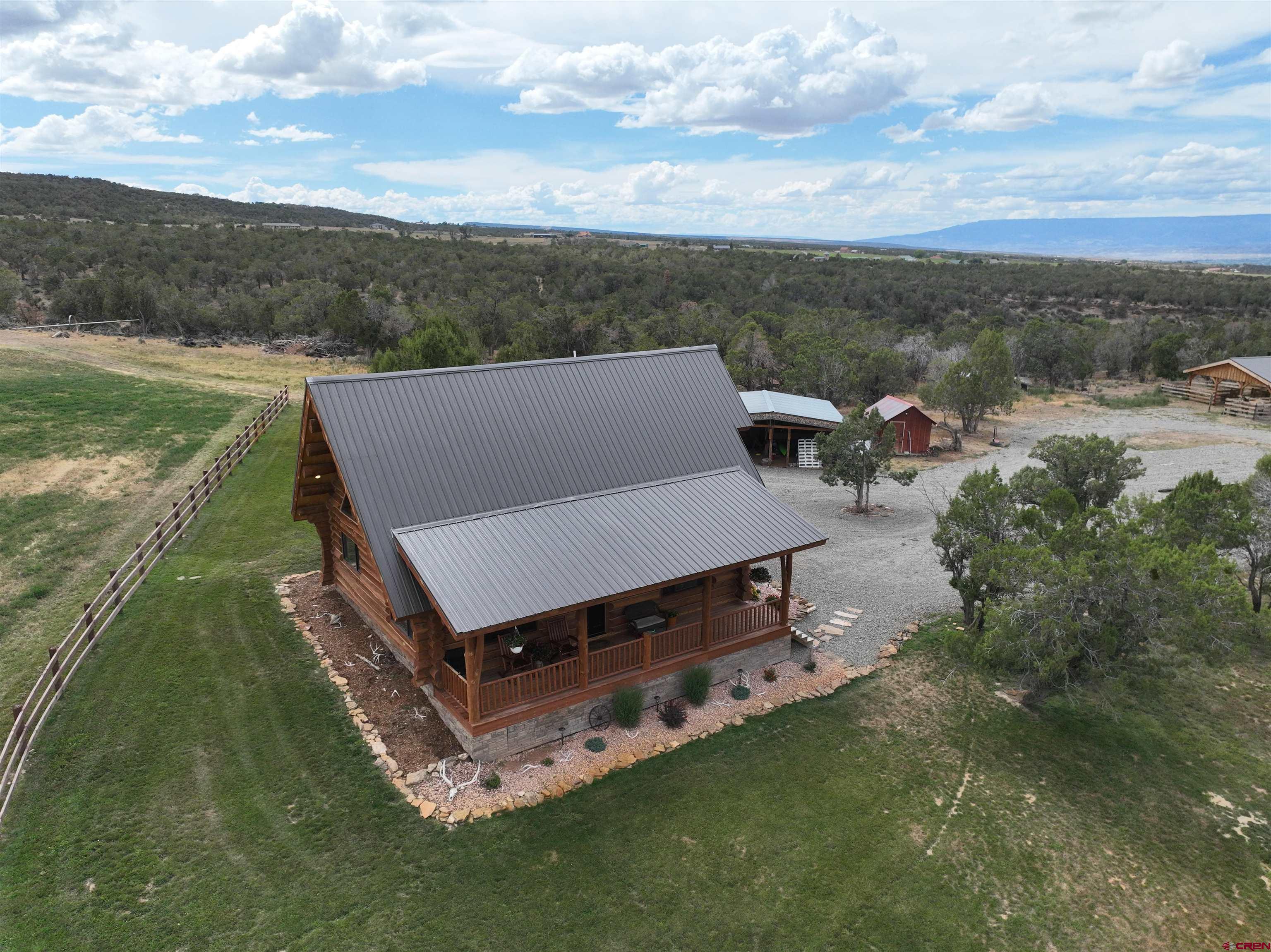 78114 Basalt Road Crawford, CO 81415 - Photo 29 of 35 a view of a terrace with a garden