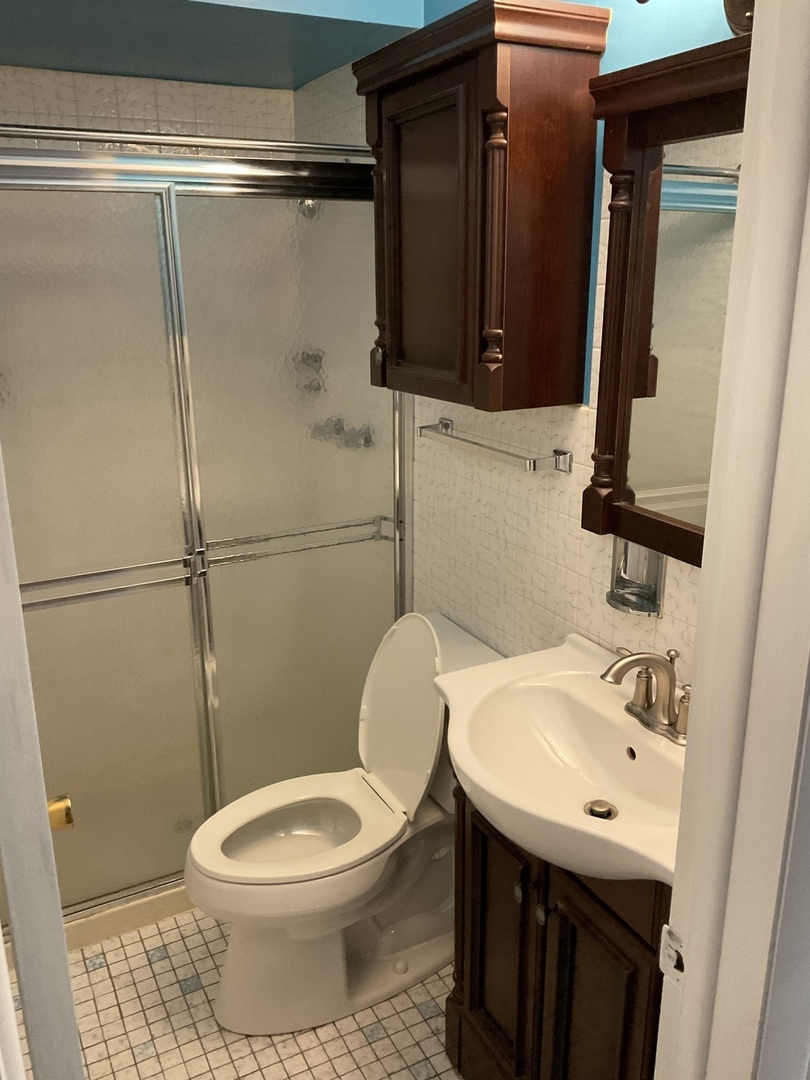 604 Exchange Avenue Calumet City, IL 60409 - Photo 18 of 39 a bathroom with a sink a toilet and shower