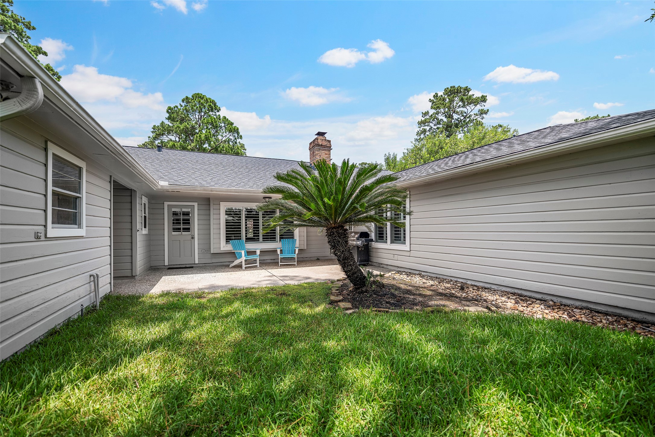 6507 Allentown Drive Spring, TX 77389 - Photo 25 of 30 View of backyard to patio
