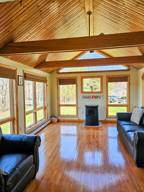 412 Weld Road Wilton, ME 04294 - Photo 17 of 83 beautiful flooring & pellet stove