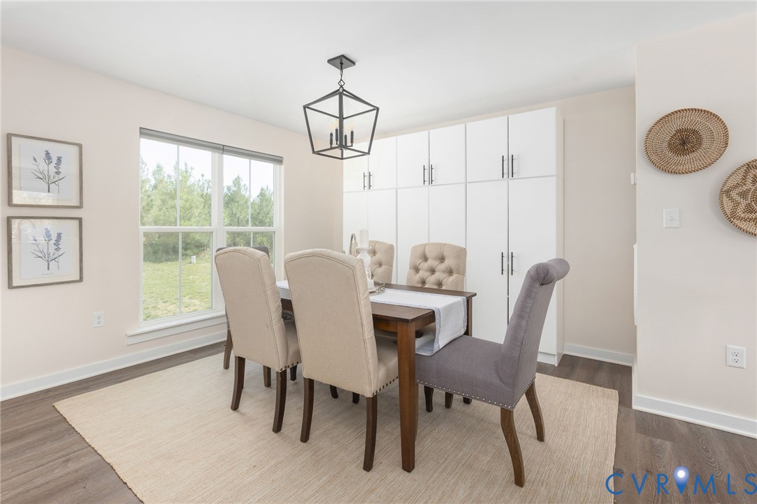 1775 West Old Mountain Road Louisa, VA 23093 - Photo 7 of 31 Dining area with custom storage and open layout