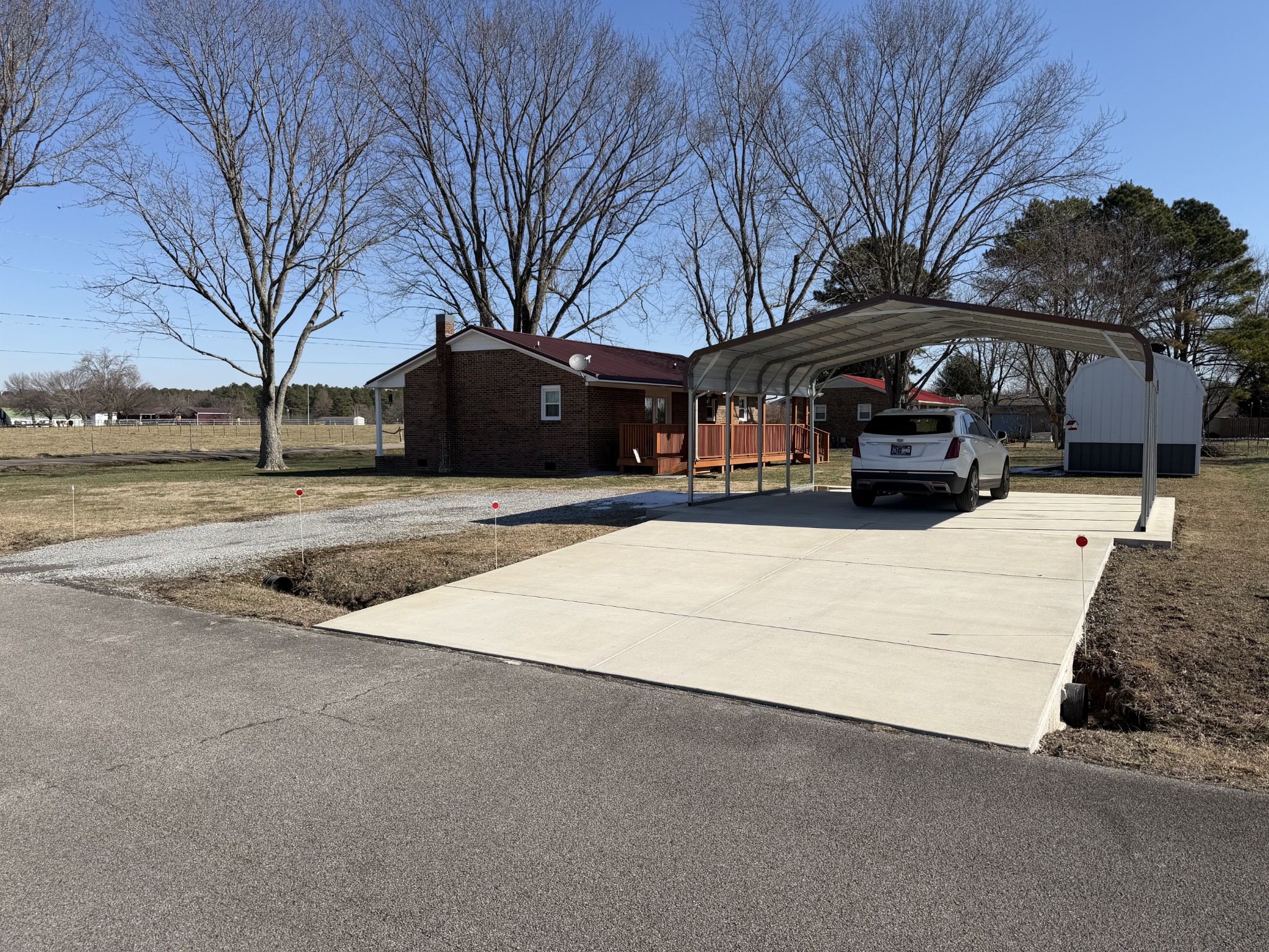 8 Mattox Road Lawrenceburg, TN 38464 - Photo 33 of 38 a view of a house with a snow in the yard