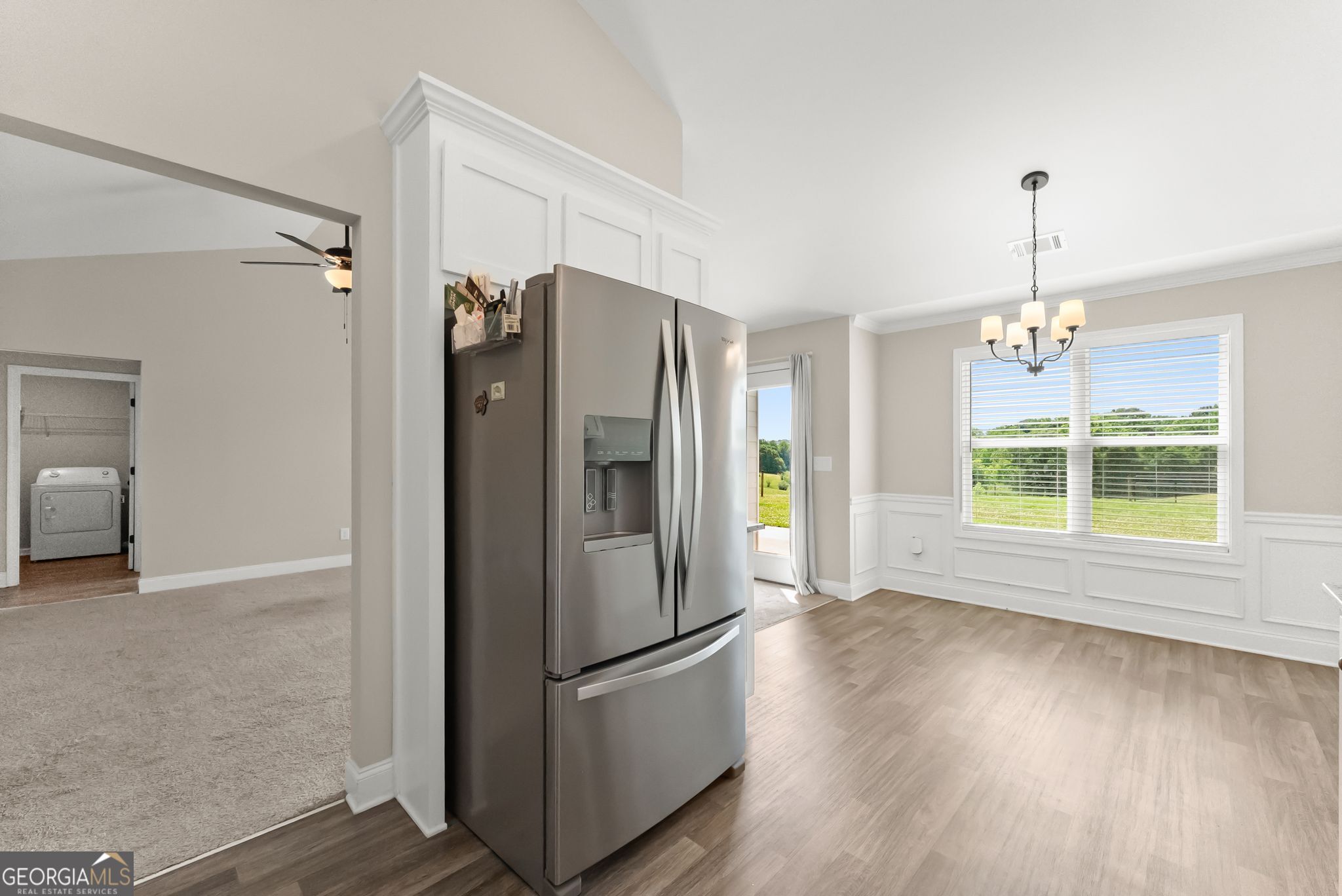 810 Anderson Thomas Road Martin, GA 30557 - Photo 15 of 40 a kitchen with stainless steel appliances granite countertop a refrigerator and a hard wood floor