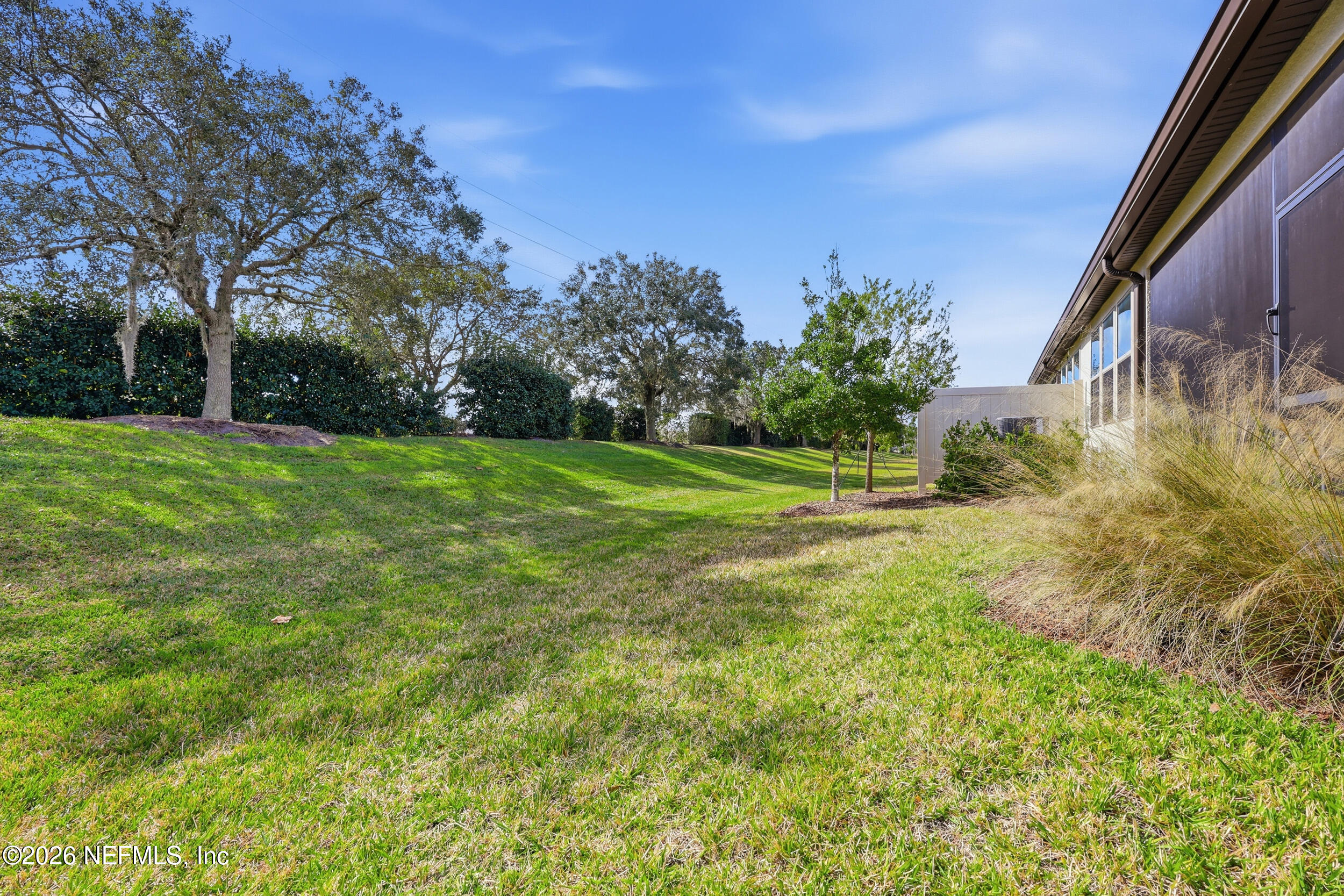 258 Rock Spring Loop St. Augustine, FL 32095 - Photo 29 of 31 a view of a grassy field with trees in the background