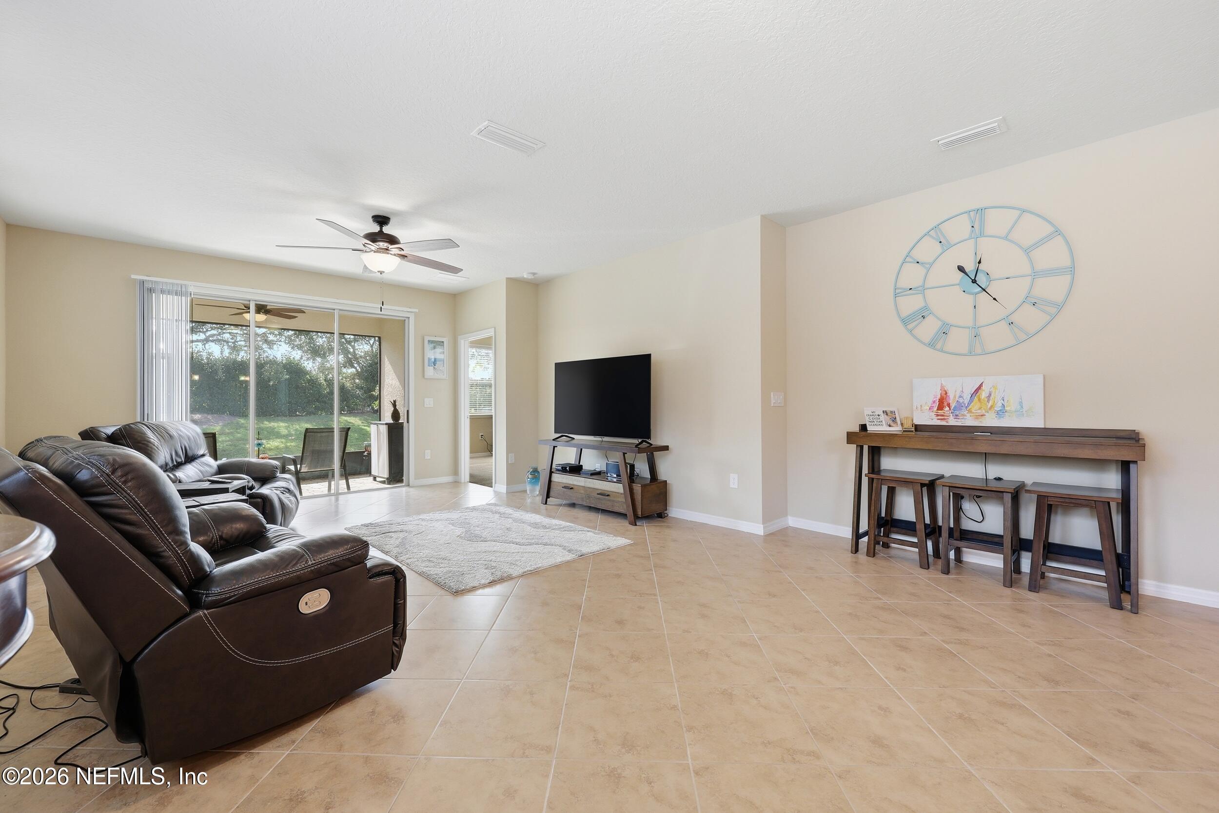 258 Rock Spring Loop St. Augustine, FL 32095 - Photo 10 of 31 a living room with furniture and a flat screen tv