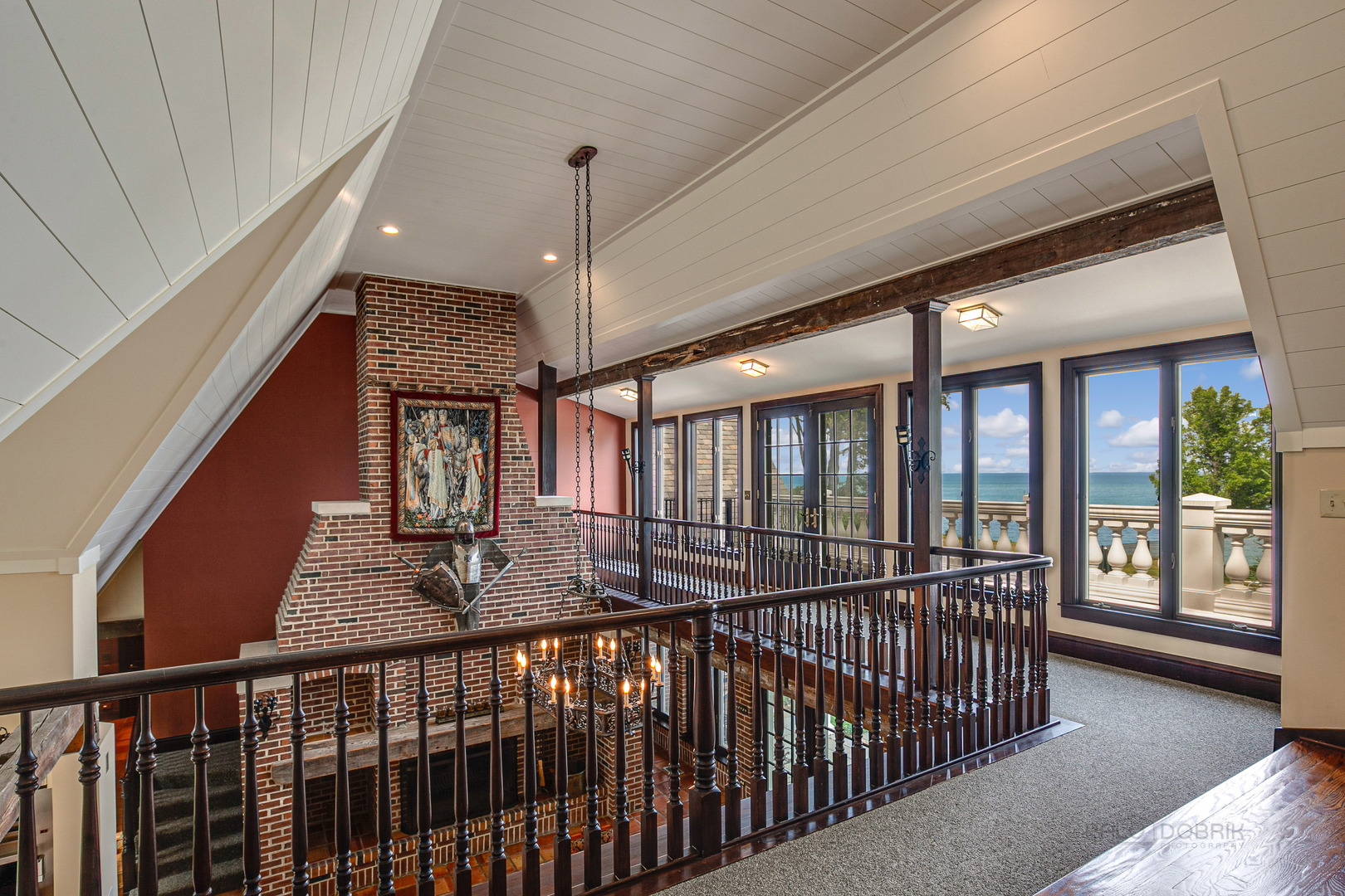 670 Arden Shore Road Lake Bluff, IL 60044 - Photo 15 of 56 a view of a porch with furniture and floor to ceiling window
