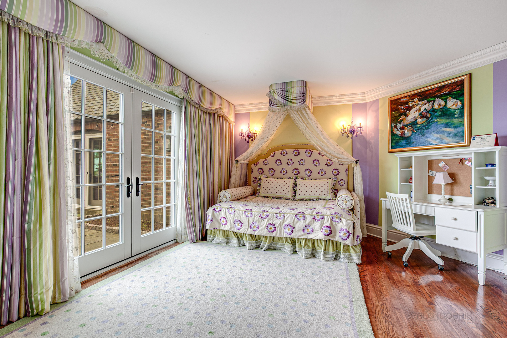 670 Arden Shore Road Lake Bluff, IL 60044 - Photo 35 of 56 a bedroom with furniture and a large window